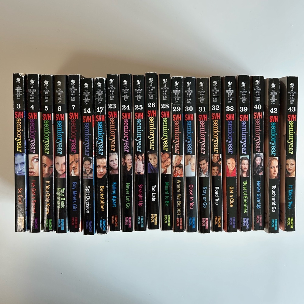 Sweet Valley High School Senior Year Book Set of 21